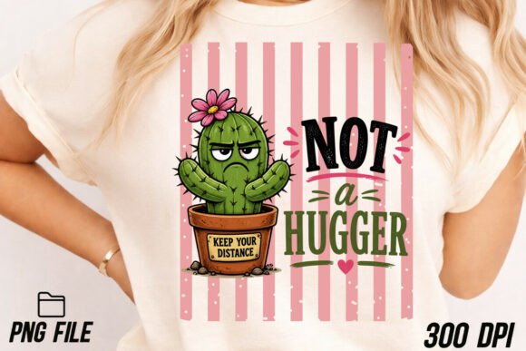 Not a Hugger Kaktüs Tasarımlı Renkli SVG Fontu