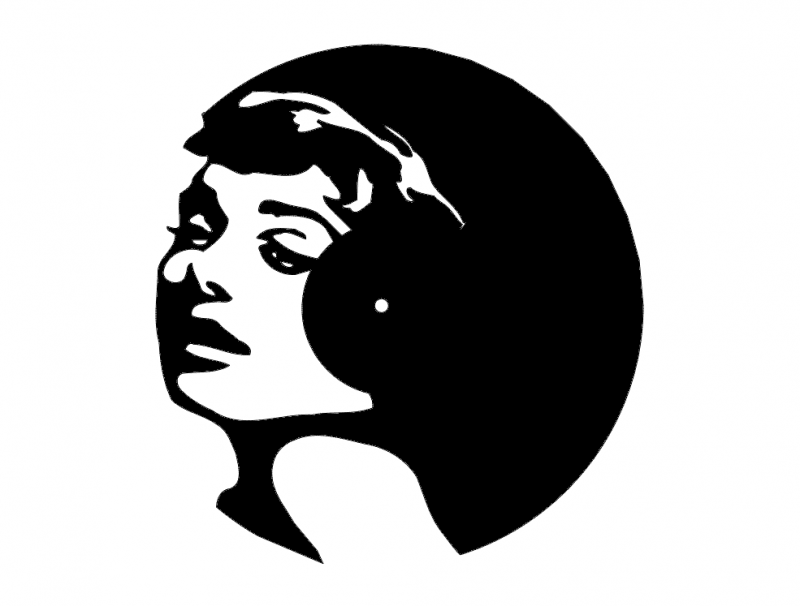 Audrey Hepburn Retro Vektör Portre Tasarımı tasarım önizlemesi