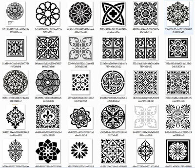 Geleneksel Mandala ve Motif Vektör Seti tasarım önizlemesi