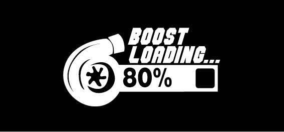 Turbo Boost Loading Kalın Display Fontu tasarım önizlemesi