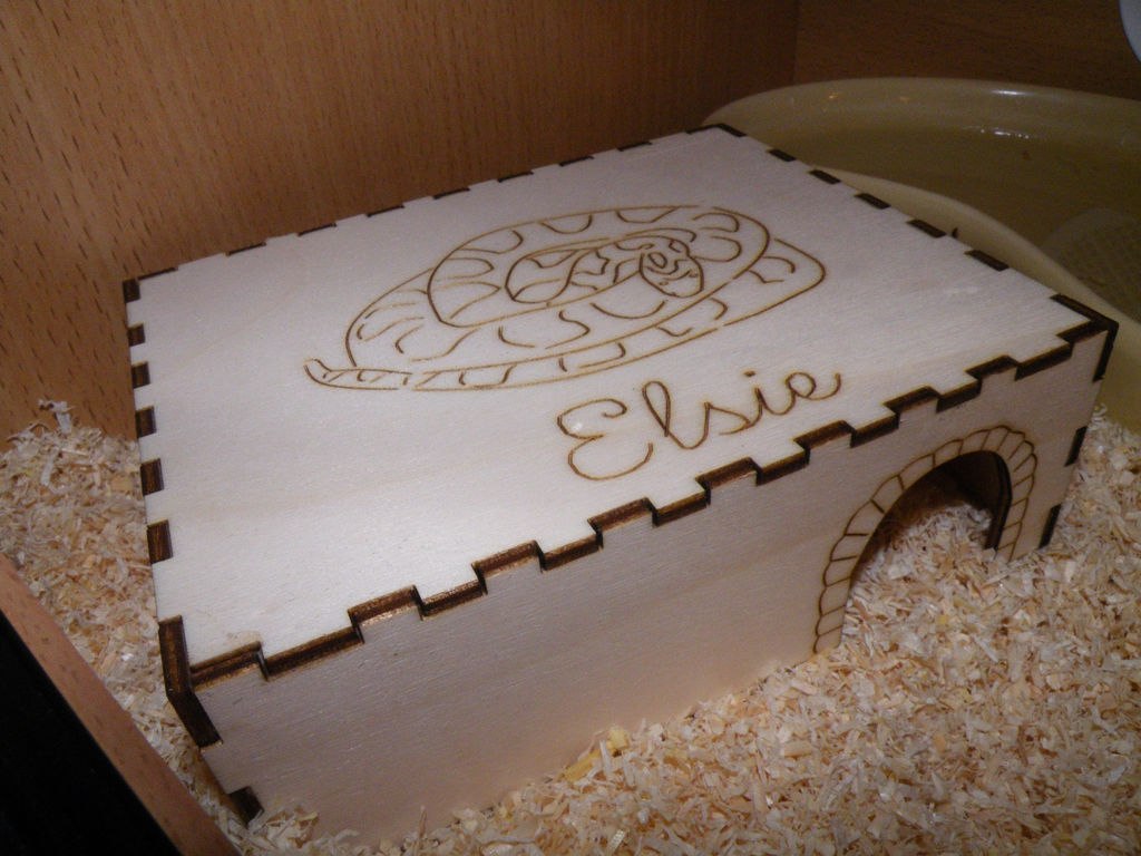 Hamster Yuvası Lazer Kesim Dosyası tasarım önizlemesi