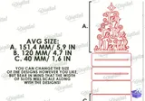 Yılbaşı Stand Süsleri (10 Tasarım) - Lazer Kesim ve Çizim Dosyası (SVG, DXF, EPS, PDF, PNG) - detaylı önizleme 5