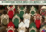 En İyi Noel Mega Paketi - Lazer Kesim ve Çizim Dosyası (SVG, DXF, EPS, AI, PDF, PNG) - detaylı önizleme 2
