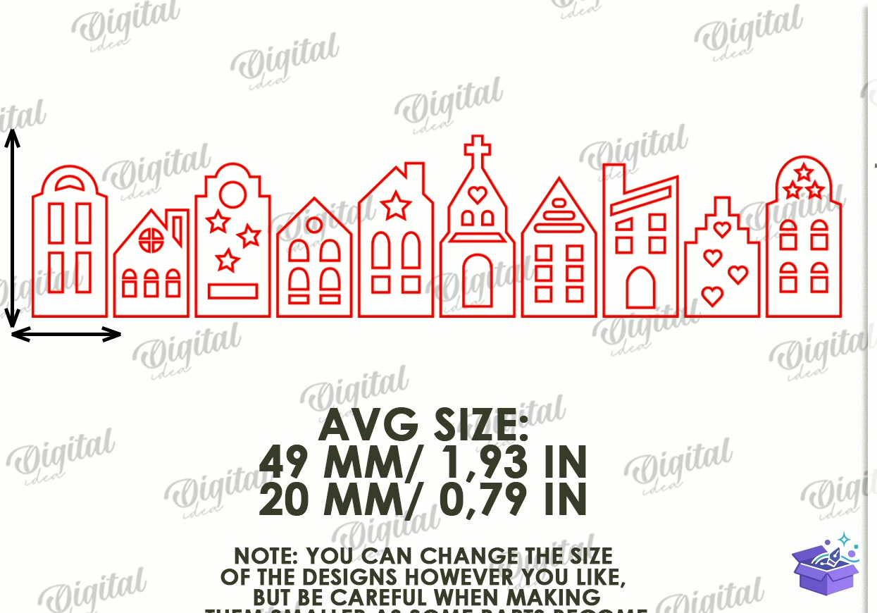 Yılbaşı Jar Decor Lazer Kesim - Tasarım Çizim Dosyası (SVG, DXF, EPS, PNG) önizleme 3