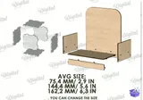 Yılbaşı Geri Sayım Takvimleri (10 Tasarım) (Model 2) - Lazer Kesim ve Çizim Dosyası (SVG, DXF, EPS, PDF, PNG) - detaylı önizleme 3