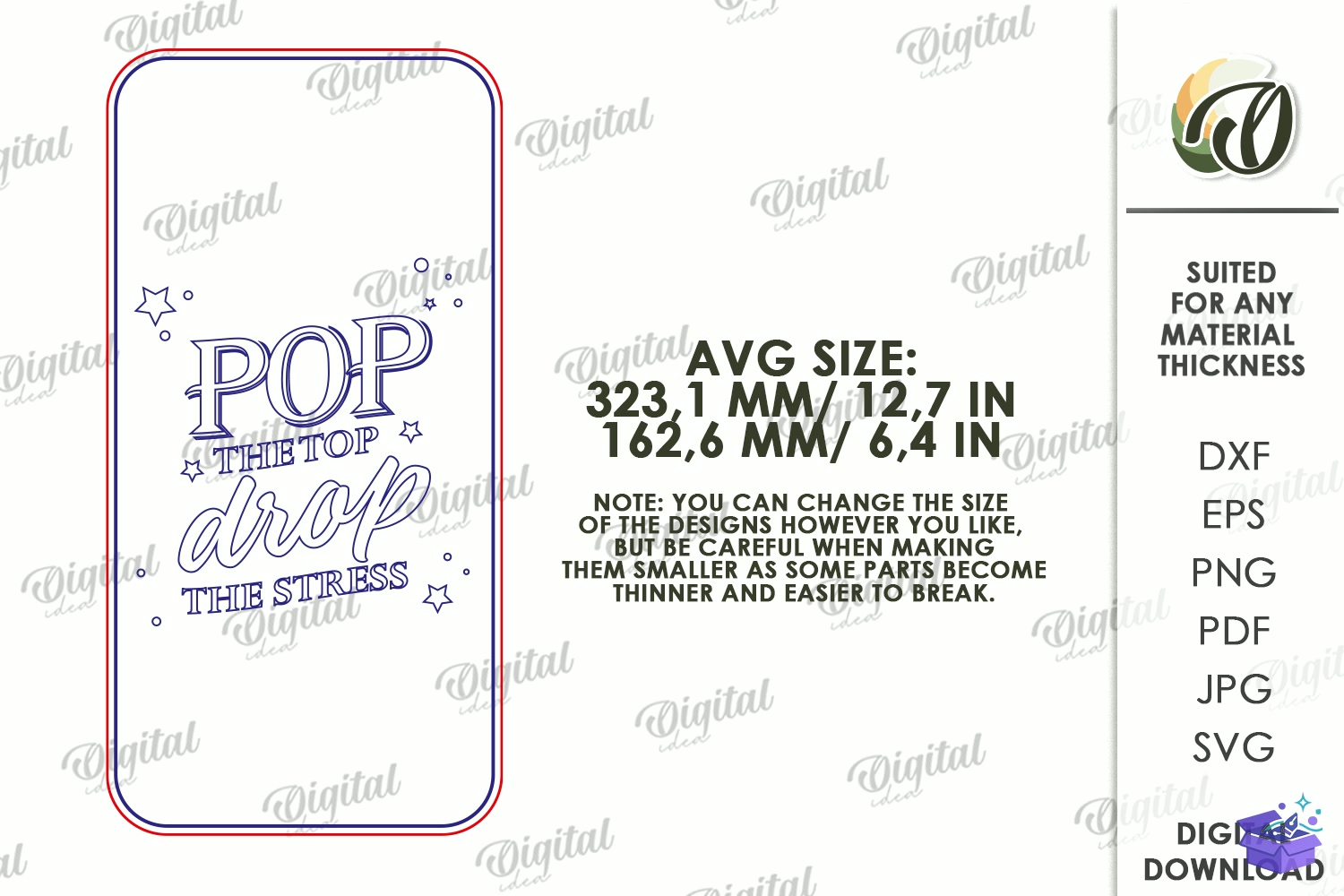 Wall Mounted Beer Openers Laser - Tasarım Çizim Dosyası (SVG, DXF, EPS, PNG) önizleme 2