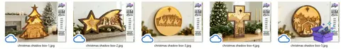 Nativity Light Kutu Lazer Kesim CNC - Tasarım Çizim Dosyası (SVG, DXF, EPS, PNG) - Lazer Kesim Dosyaları İndir (STL, 3MF, DXF)