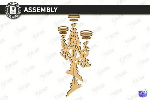 Cadılar Bayramı Mumluk Lazer Kesim - Tasarım Çizim Dosyası (SVG, DXF, EPS, PNG) - Lazer Kesim Dosyaları İndir (STL, 3MF, DXF)