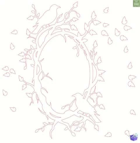 Cadılar Bayramı Ayna Çerçevesi Çerçeve Lazer Kesim - Tasarım Çizim Dosyası (SVG, DXF, EPS, PNG) - Lazer Kesim Dosyaları İndir (STL, 3MF, DXF)