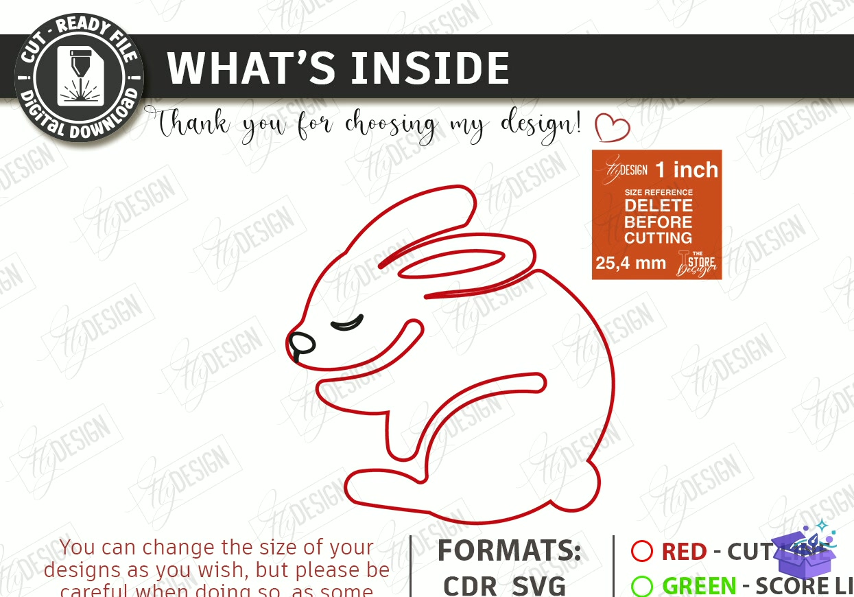 Sleeping Animal Corner Kitap Ayracı - Tasarım Çizim Dosyası (SVG, DXF, EPS, PNG) önizleme 6