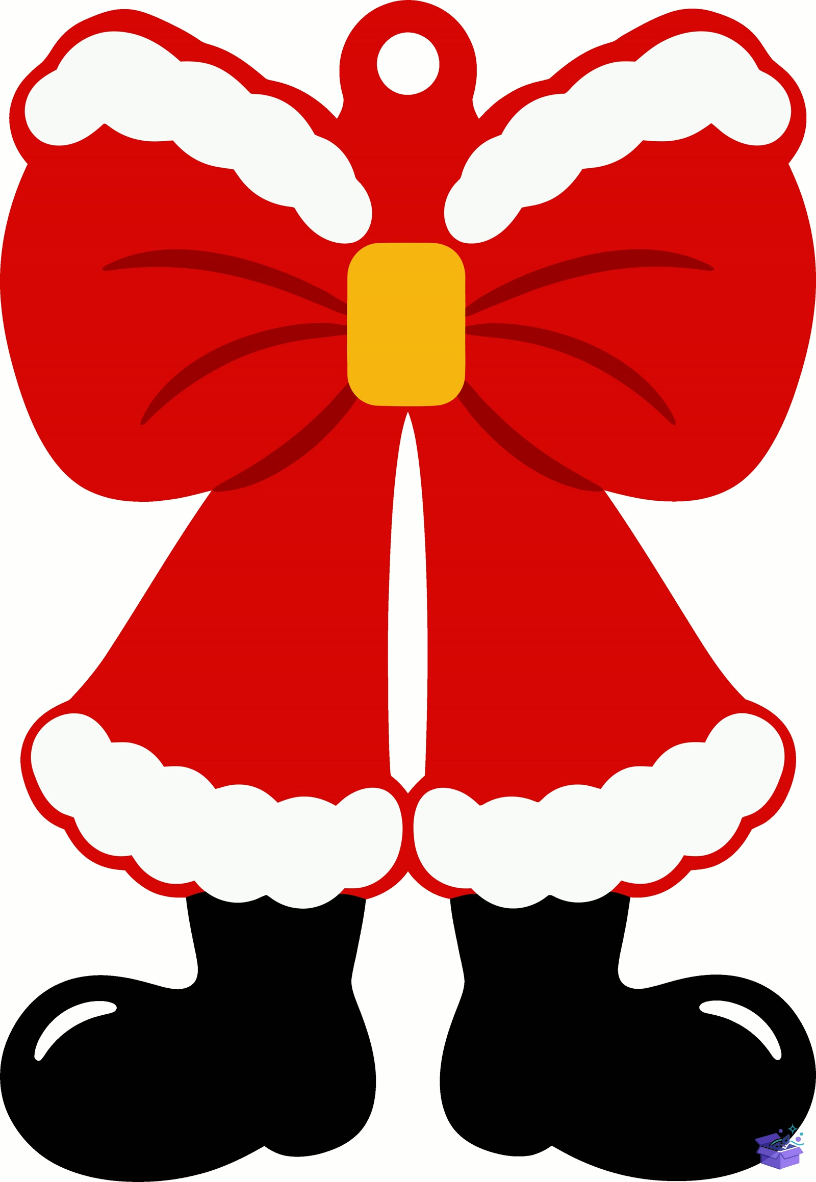 Yılbaşı Gnome Küpe Lazer Kesim SVG - Tasarım Çizim Dosyası (SVG, DXF, EPS, PNG) - Lazer Kesim Dosyaları İndir (DXF, SVG, EPS)