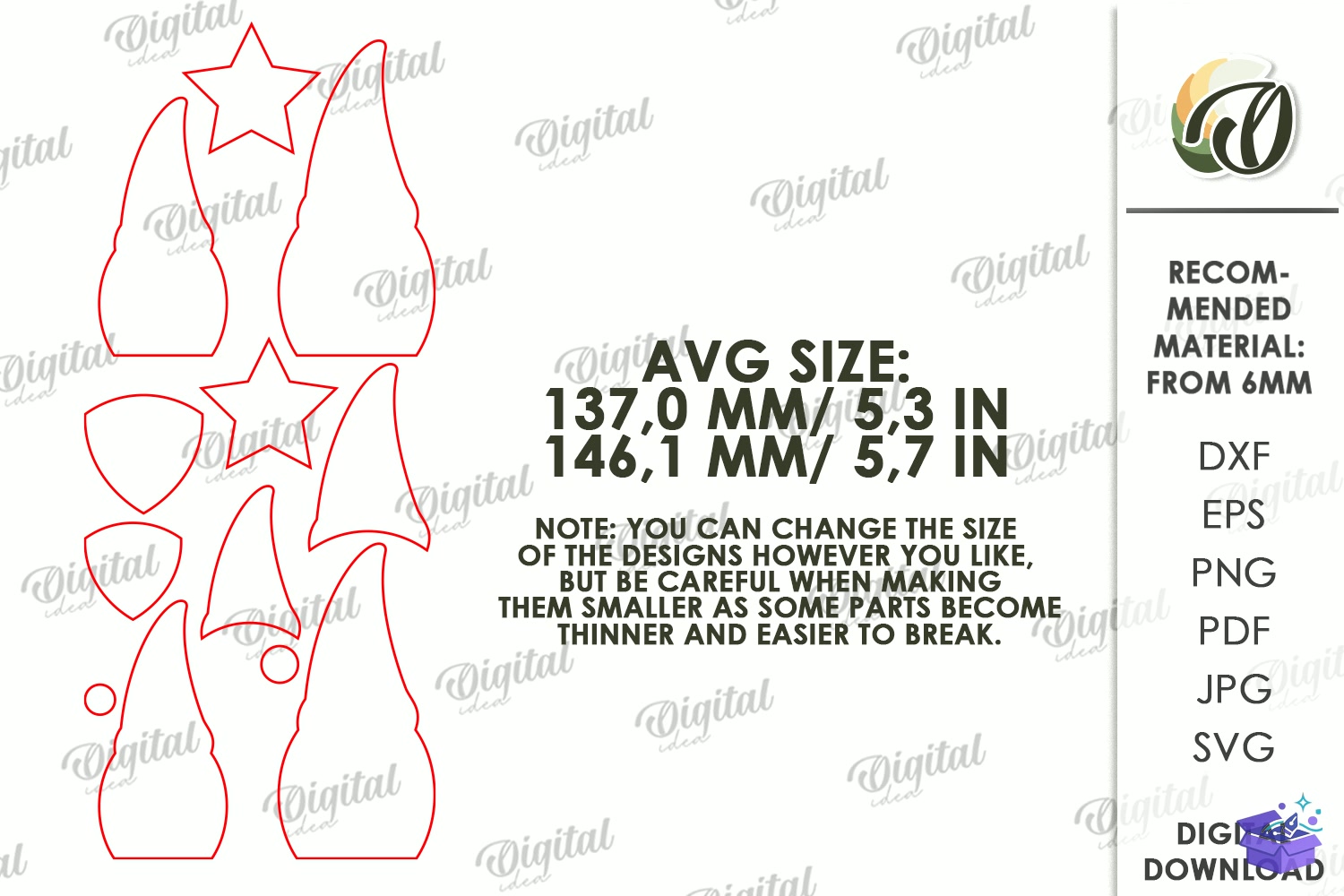 Yılbaşı Characters Stand Laser - Tasarım Çizim Dosyası (SVG, DXF, EPS, PNG) - Lazer Kesim Dosyaları İndir (STL, 3MF, DXF)