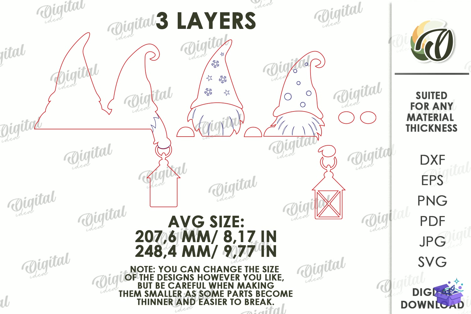Yılbaşı Door Corners Lazer Kesim - Tasarım Çizim Dosyası (SVG, DXF, EPS, PNG) - Lazer Kesim Dosyaları İndir (STL, 3MF, DXF)