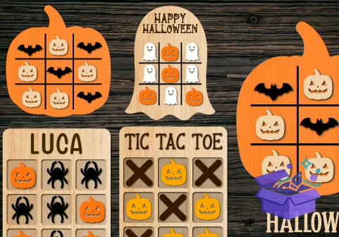 Cadılar Bayramı Tabela Levha Lazer Kesim SVG - Tasarım Çizim Dosyası (SVG, DXF, EPS, PNG) önizleme 5