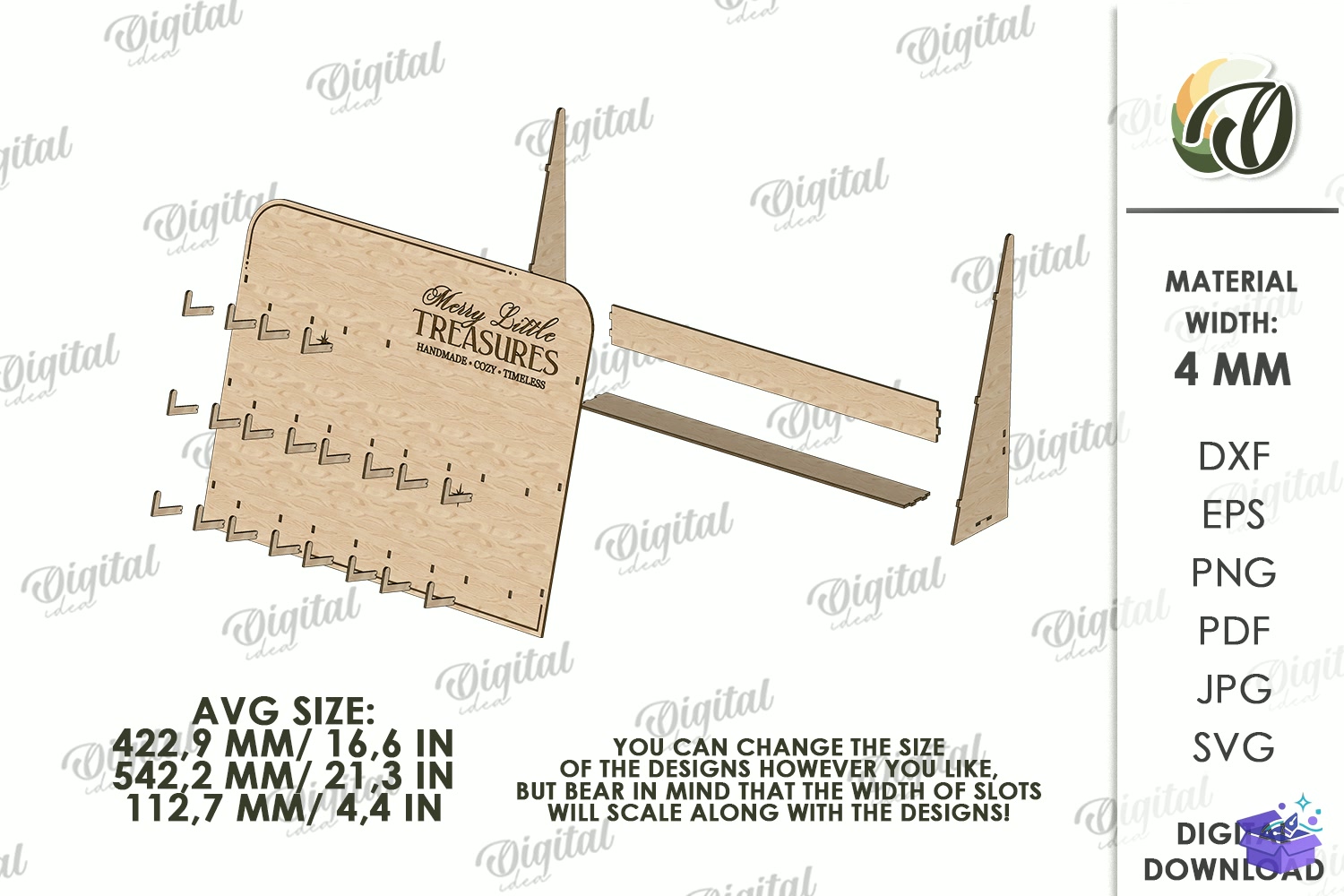 Yılbaşı Ağaç Süsü Display Stand Laser - Tasarım Çizim Dosyası (SVG, DXF, EPS, PNG) - Lazer Kesim Dosyaları İndir (STL, 3MF, DXF)