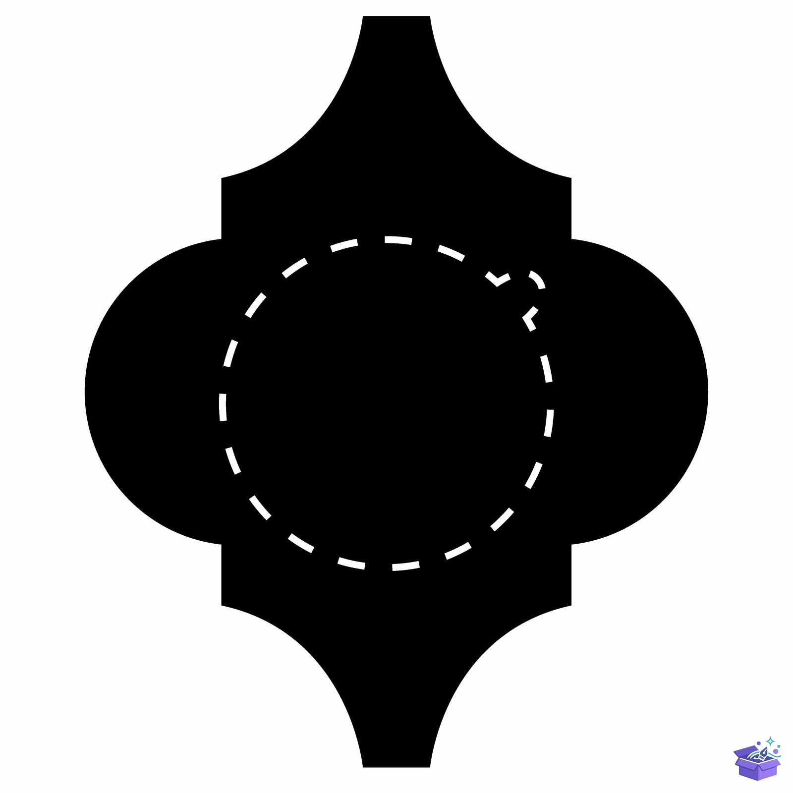 Huge Yılbaşı Lazer Kesim - Tasarım Çizim Dosyası (SVG, DXF, EPS, PNG) - Lazer Kesim Dosyaları İndir (DXF, SVG, EPS)