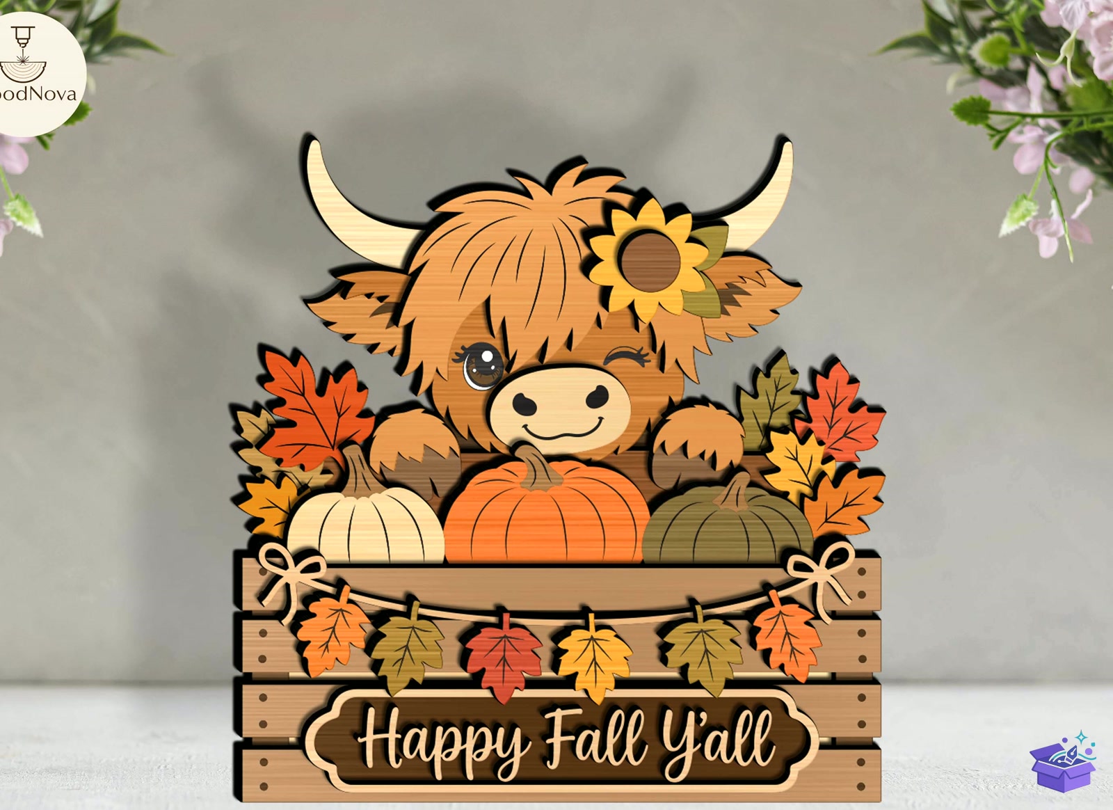 Cadılar Bayramı Ghost Boo Bat Kapı Süsü SVG - Tasarım Çizim Dosyası (SVG, DXF, EPS, PNG) önizleme 4