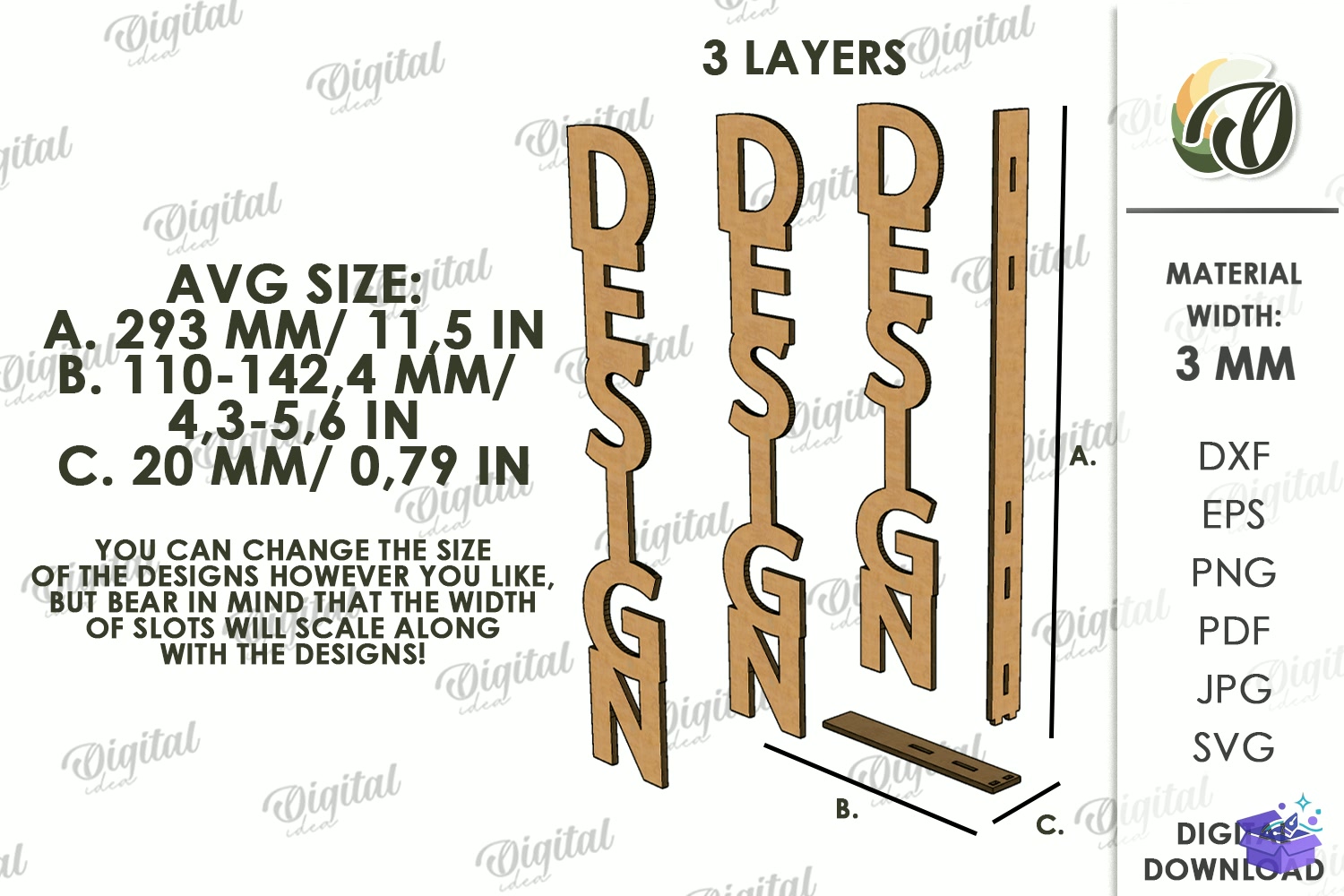 Yılbaşı Characters Corners - Tasarım Çizim Dosyası (SVG, DXF, EPS, PNG) önizleme 2