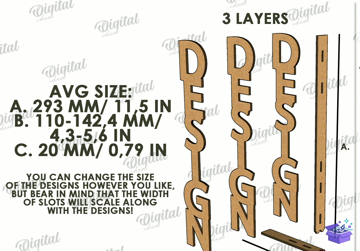 Yılbaşı Characters Corners - Tasarım Çizim Dosyası (SVG, DXF, EPS, PNG) önizleme 6