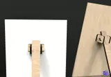 Tablo ve Fotoğraf Sehpası (Şövale) - Lazer Kesim ve Çizim Dosyası (SVG, DXF, AI, CDR, STUDIO3, PDF) - detaylı önizleme 4