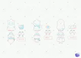 Sıcacık Orman Arkadaşları (3 Tasarım) - Lazer Kesim ve Çizim Dosyası (SVG, DXF, EPS, AI, DWG, PDF) - detaylı önizleme 5