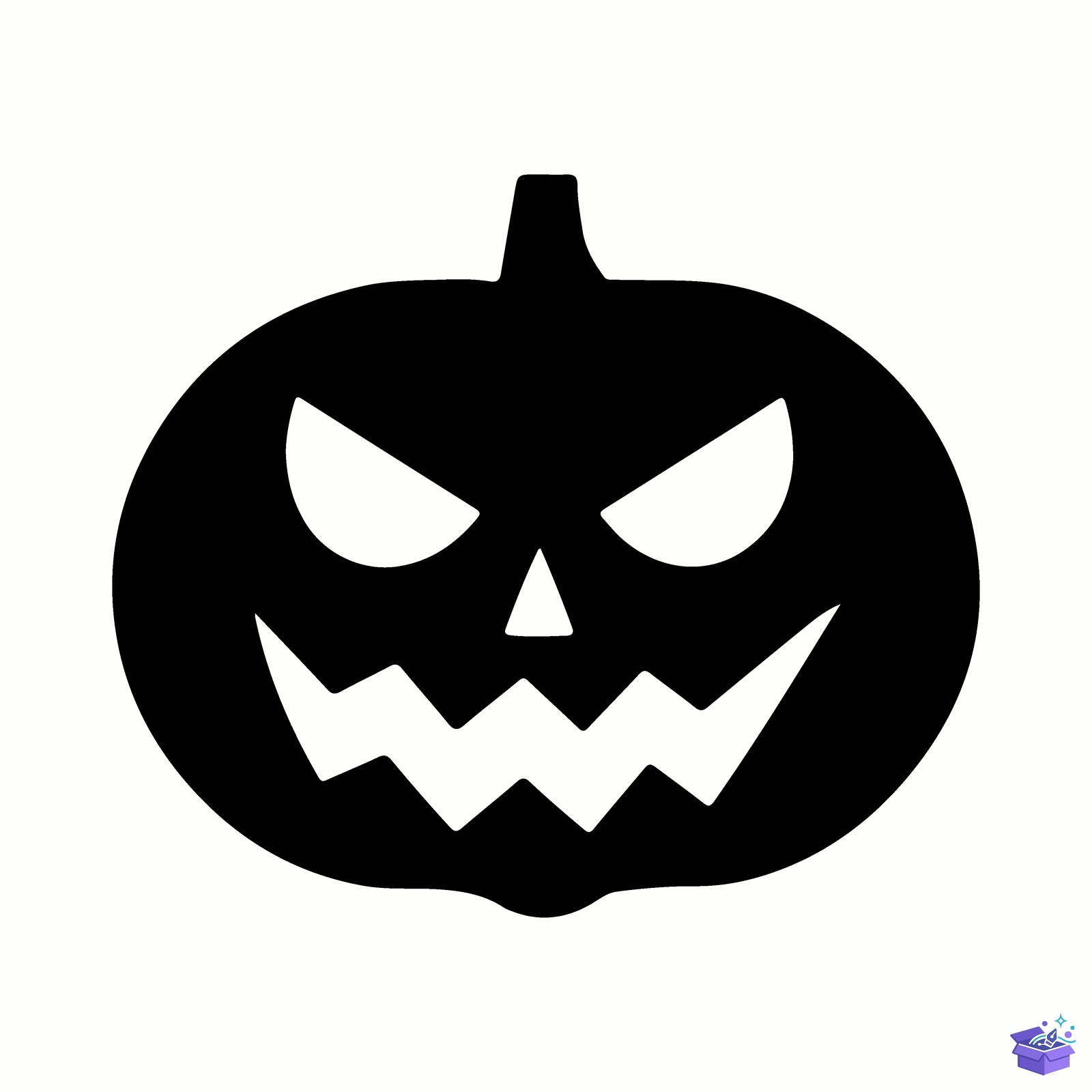 Cadılar Bayramı Pumpkin Lazer Kesim SVG - Tasarım Çizim Dosyası (SVG, DXF, EPS, PNG) önizleme 2