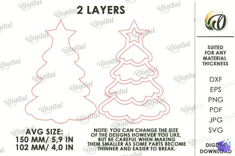 Yılbaşı Mosaic Bases Lazer Kesim - Tasarım Çizim Dosyası (SVG, DXF, EPS, PNG) - Lazer Kesim Dosyaları İndir (STL, 3MF, DXF)