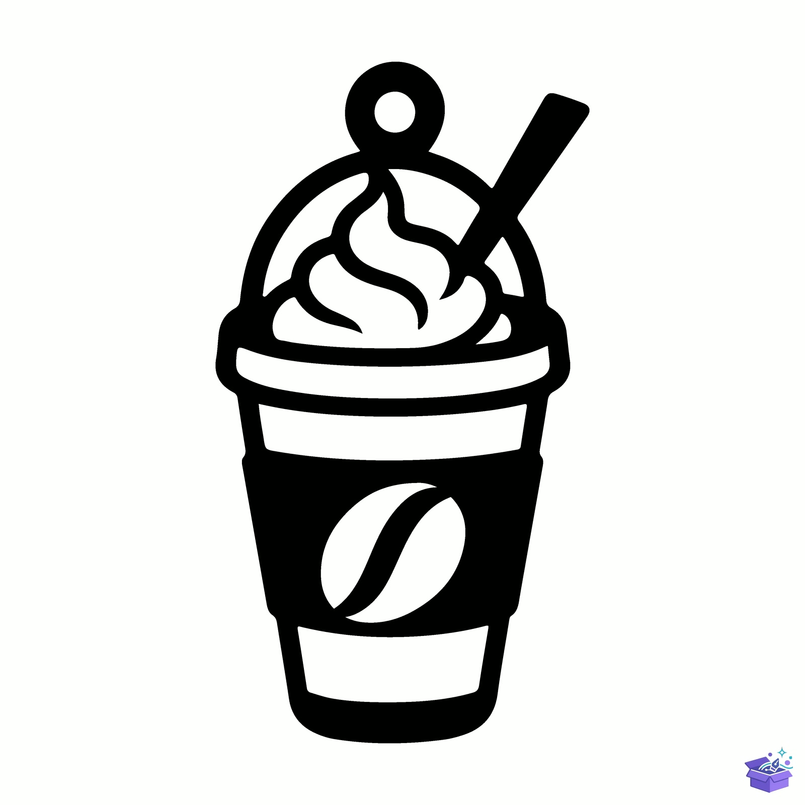 8 Coffee Lover Küpe Lazer Kesim SVG - Tasarım Çizim Dosyası (SVG, DXF, EPS, PNG) önizleme 2