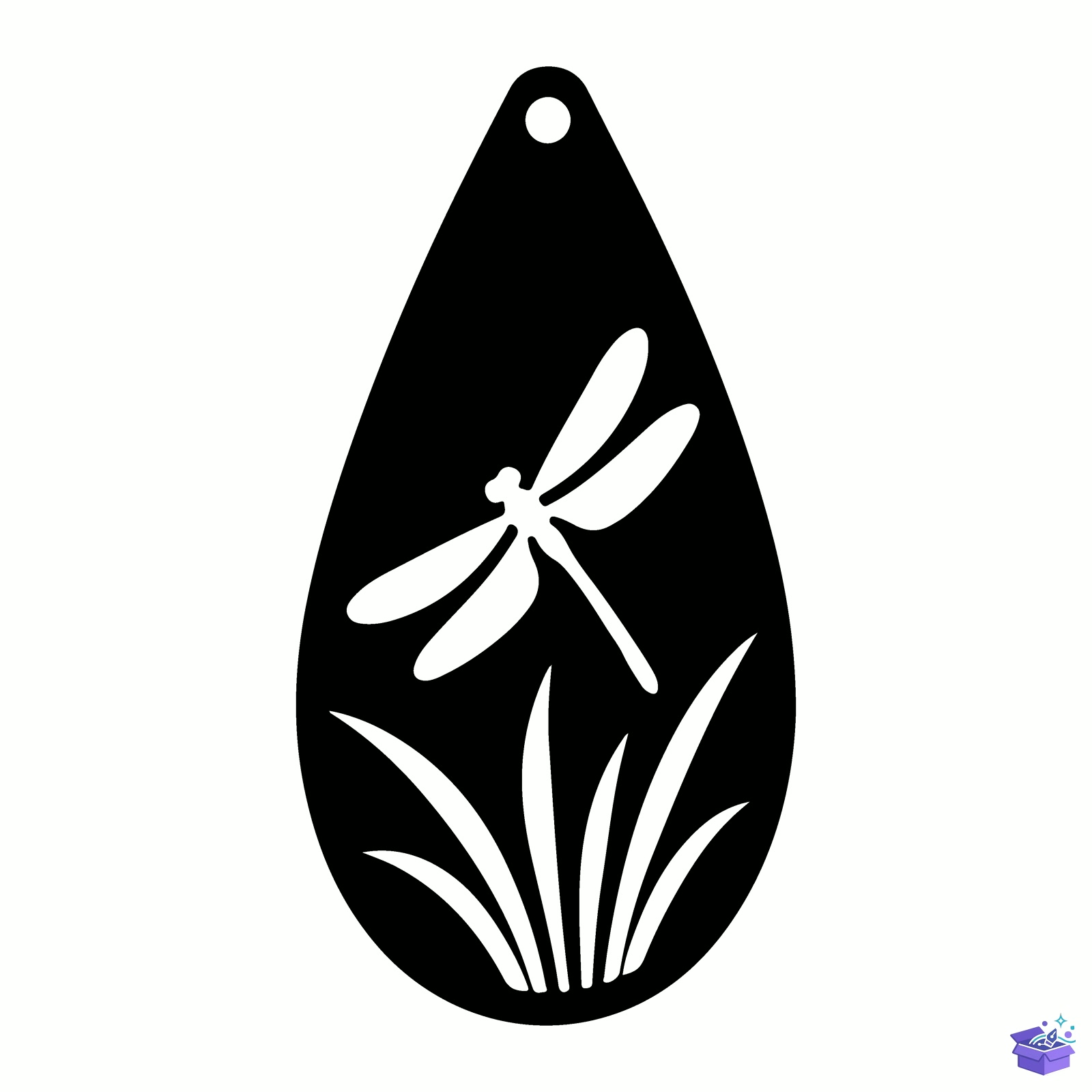 Dragonfly Küpe Lazer Kesim SVG File - Tasarım Çizim Dosyası (SVG, DXF, EPS, PNG) - Lazer Kesim Dosyaları İndir (DXF, SVG, EPS)