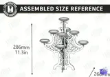 Cadılar Bayramı Ahşap Mumluk - Lazer Kesim ve Çizim Dosyası (SVG, DXF, EPS, CDR, PDF, PNG) - detaylı önizleme 5