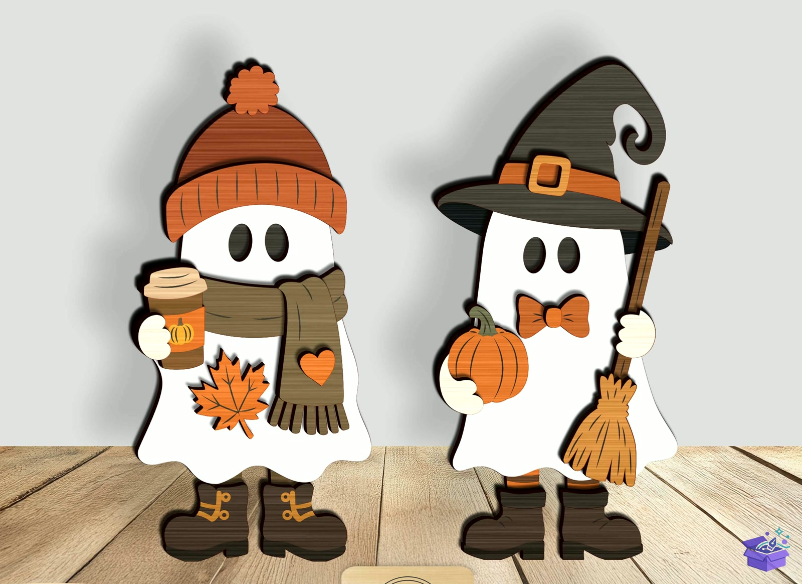 Lazer Kesim Fall Kitap Ayracı SVG - Tasarım Çizim Dosyası (SVG, DXF, EPS, PNG) önizleme 4