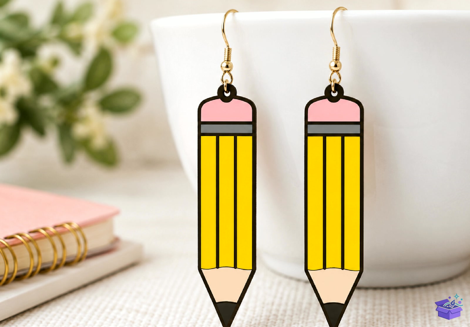Cadılar Bayramı Duck Dangle Küpe SVG - Tasarım Çizim Dosyası (SVG, DXF, EPS, PNG) önizleme 4