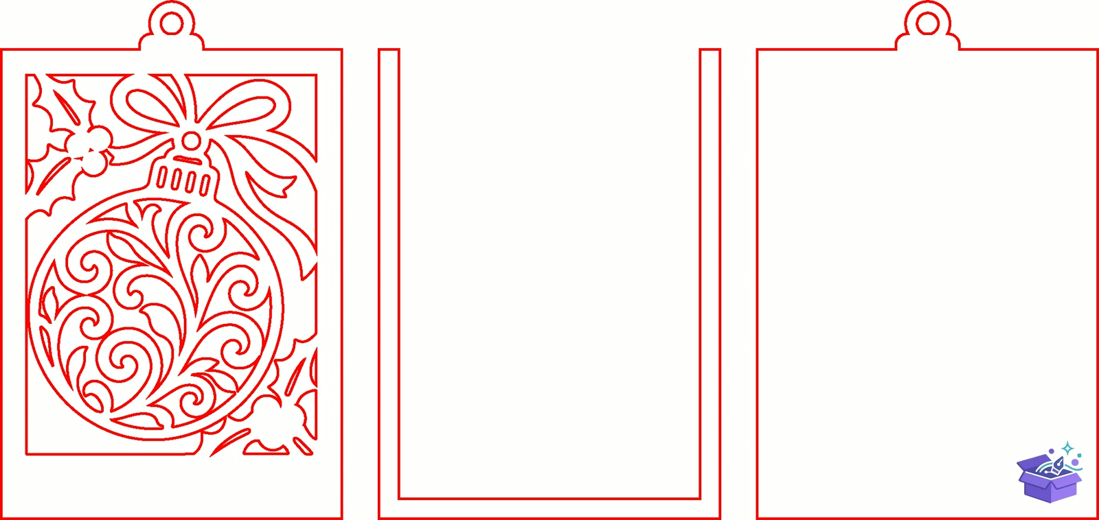 Personalized Yılbaşı Money Tutucu SVG - Tasarım Çizim Dosyası (SVG, DXF, EPS, PNG) önizleme 2