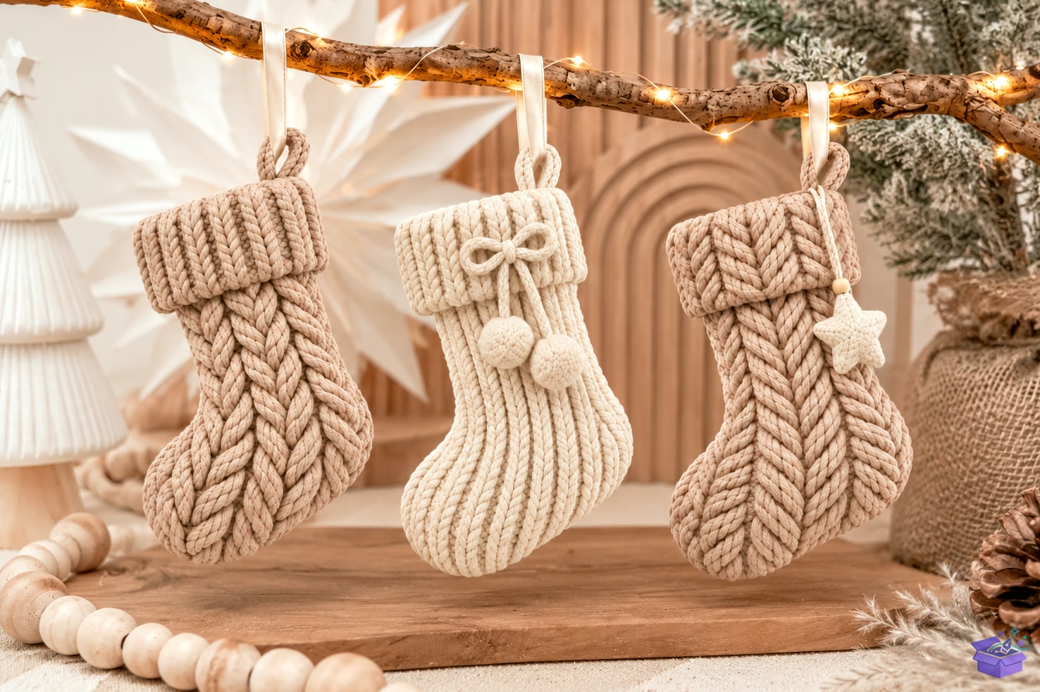 Knitted Yılbaşı Stocking STL - 3D Baskı ve Model Dosyası (STL, OBJ, 3MF) önizleme 3