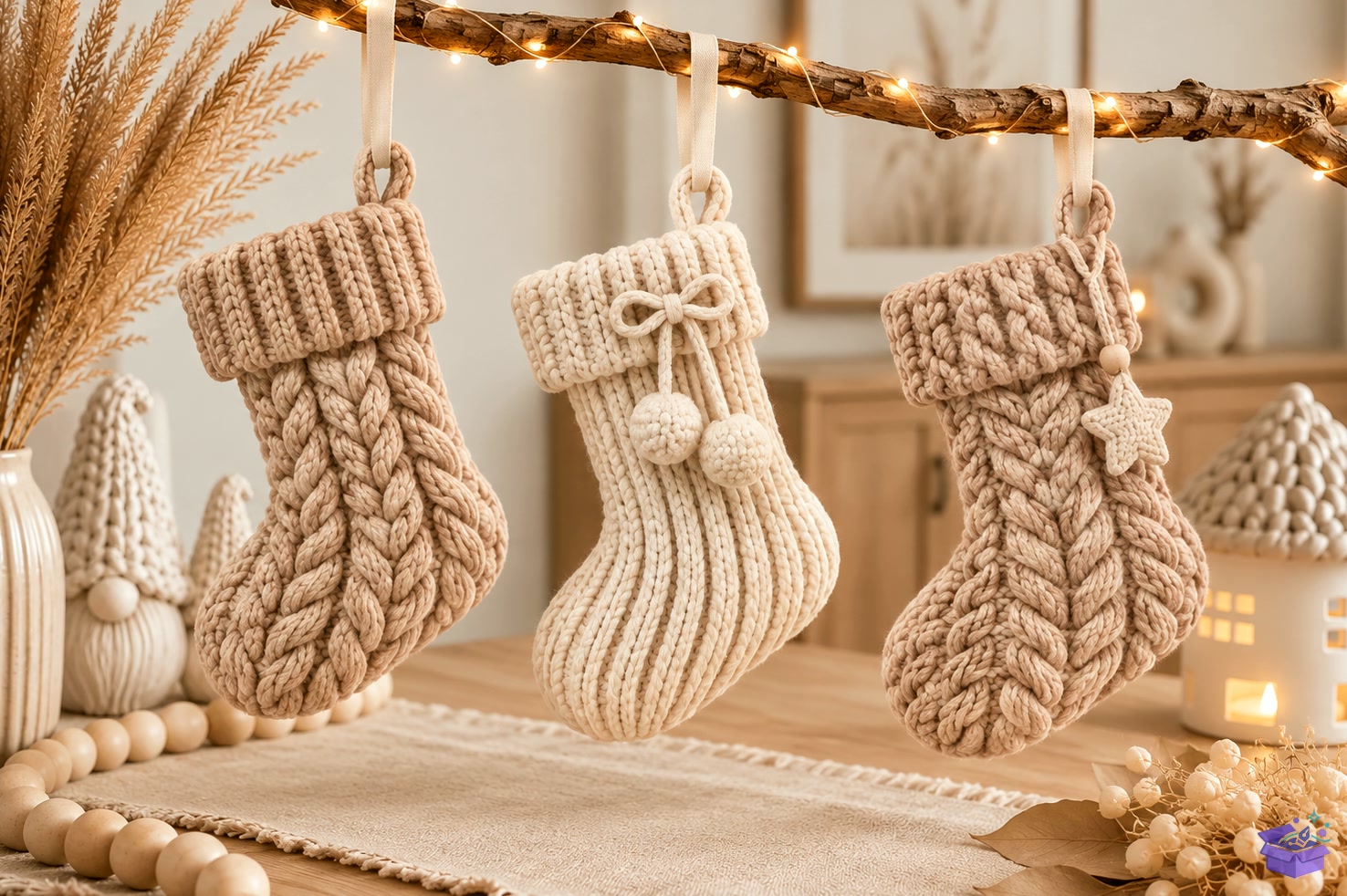 Knitted Yılbaşı Stocking STL - 3D Baskı ve Model Dosyası (STL, OBJ, 3MF) önizleme 4