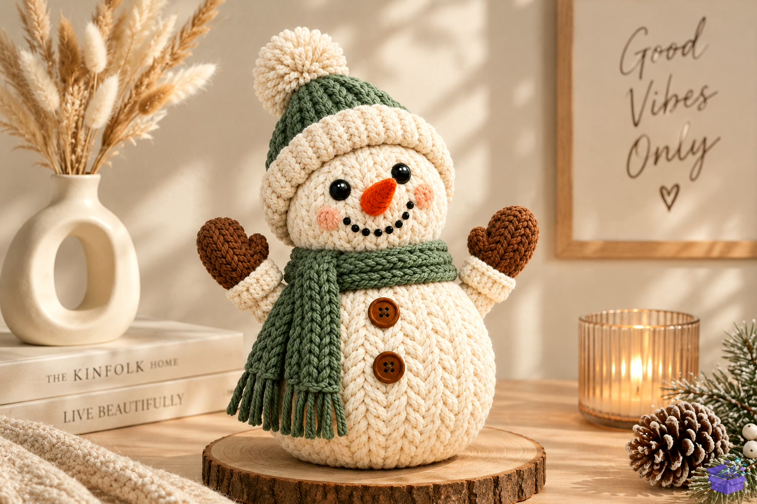 3D Baskı STL Cozy Knitted Snowman - 3D Baskı ve Model Dosyası (STL, OBJ, 3MF) önizleme 5