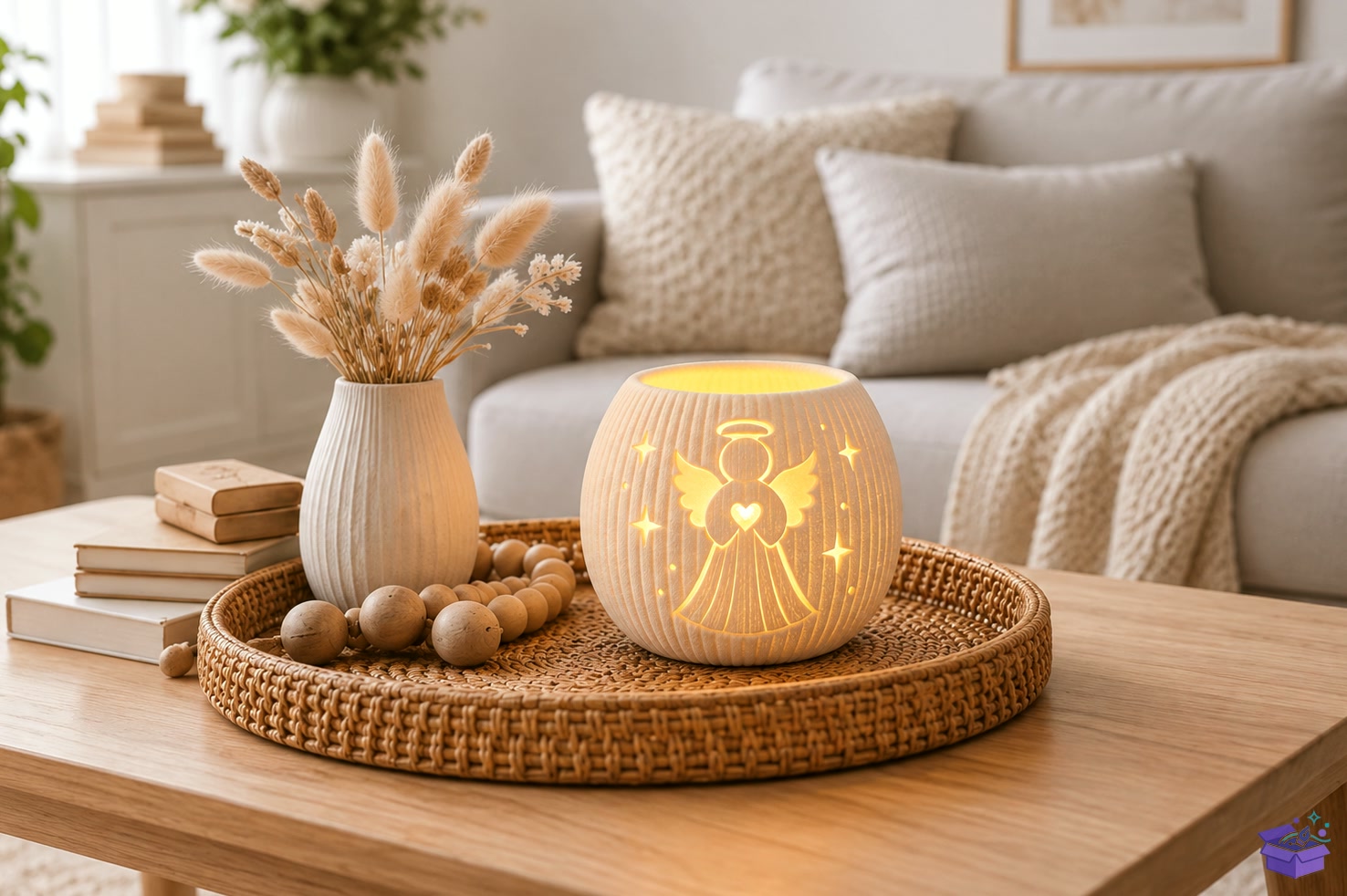 3D Baskı File Tealight Tutucu Angel - 3D Baskı ve Model Dosyası (STL, OBJ, 3MF) önizleme 2