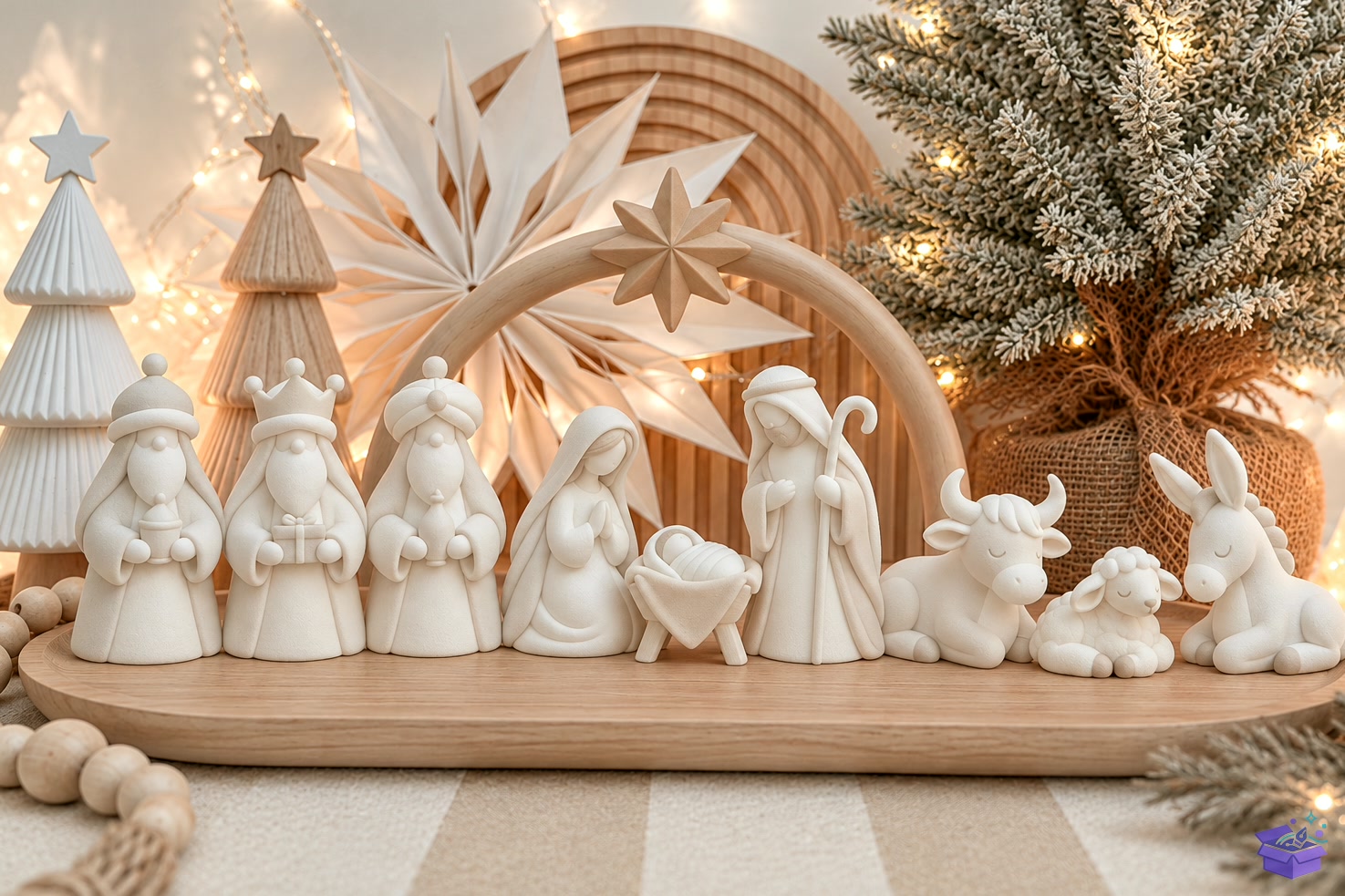 Yılbaşı Nativity Scene STL - 3D Baskı ve Model Dosyası (STL, OBJ, 3MF) önizleme 2