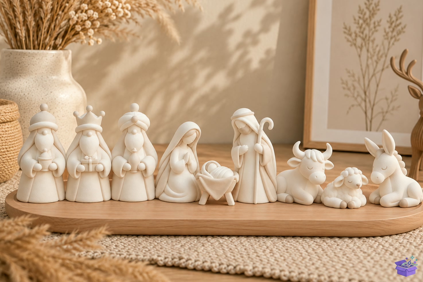 Yılbaşı Nativity Scene STL - 3D Baskı ve Model Dosyası (STL, OBJ, 3MF) önizleme 3