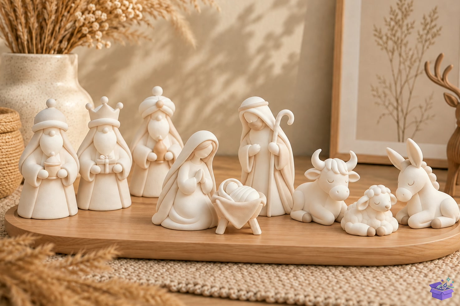 Yılbaşı Nativity Scene STL - 3D Baskı ve Model Dosyası (STL, OBJ, 3MF) önizleme 4