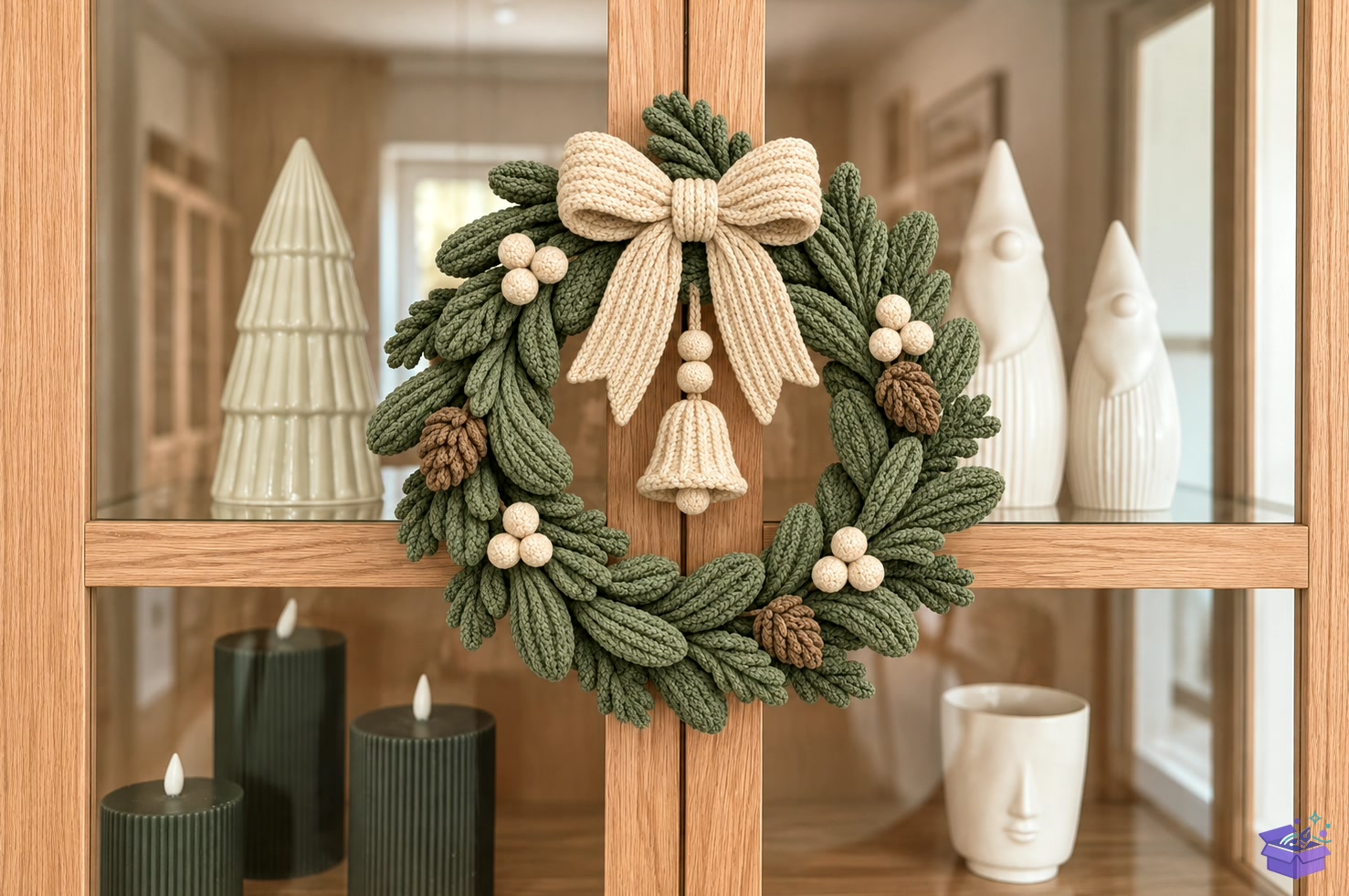 Holiday Wreath Decor STL - 3D Baskı ve Model Dosyası (STL, OBJ, 3MF) önizleme 2