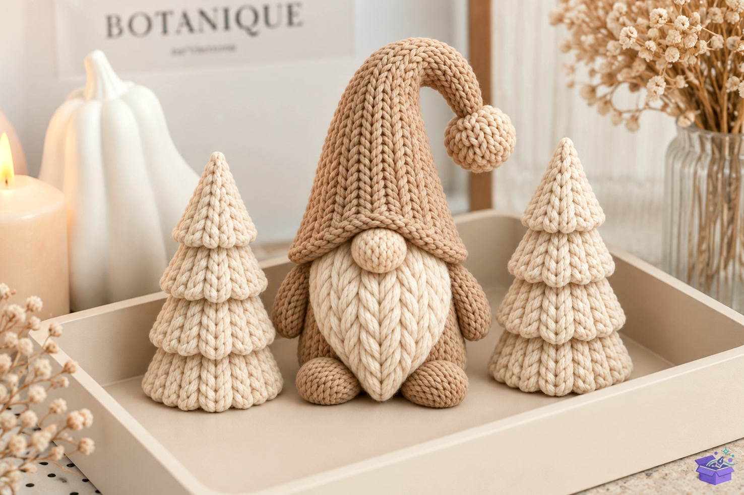 Knitted Yılbaşı Gnome Trees STL - 3D Baskı ve Model Dosyası (STL, OBJ, 3MF) önizleme 2