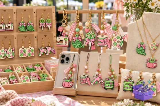 Craft Room Charms 3D Baskı 3MF File - 3D Baskı ve Model Dosyası (STL, OBJ, 3MF) önizleme 2