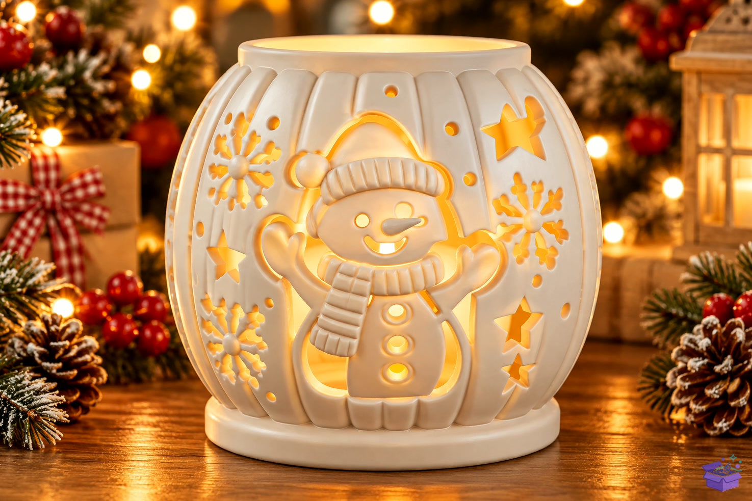 Snowman Mumluk 3D Baskı - 3D Baskı ve Model Dosyası (STL, OBJ, 3MF) önizleme 2