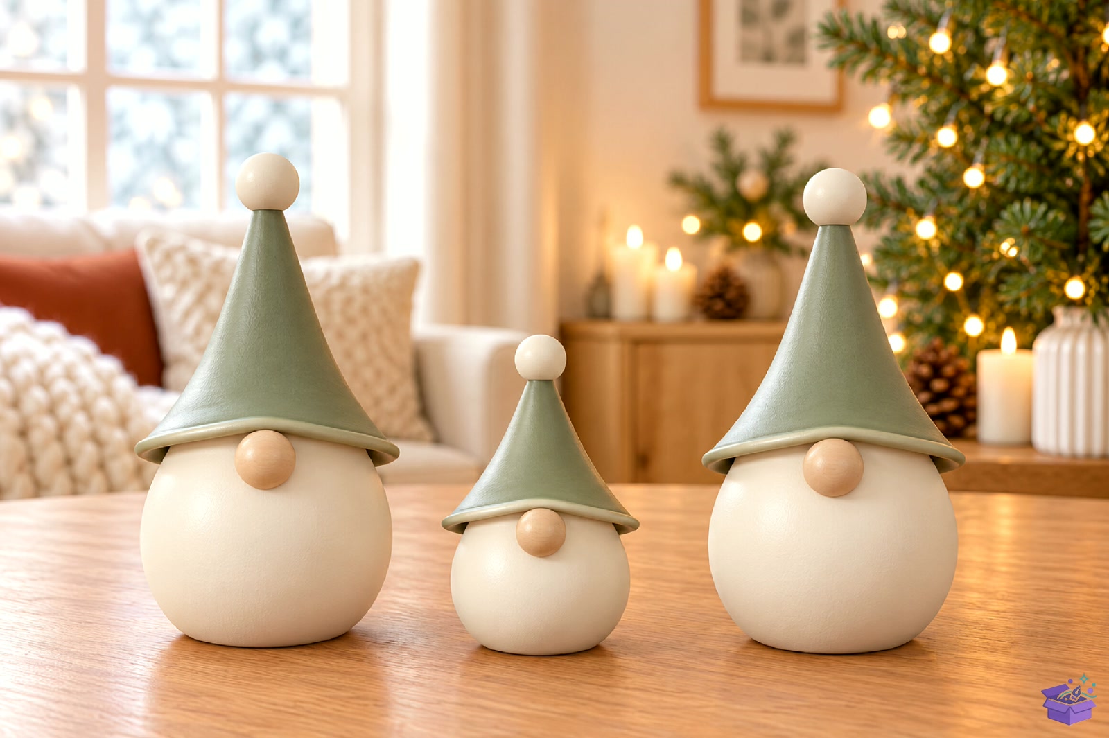 Minimalist Gnome Yılbaşı Decor STL - 3D Baskı ve Model Dosyası (STL, OBJ, 3MF) önizleme 3
