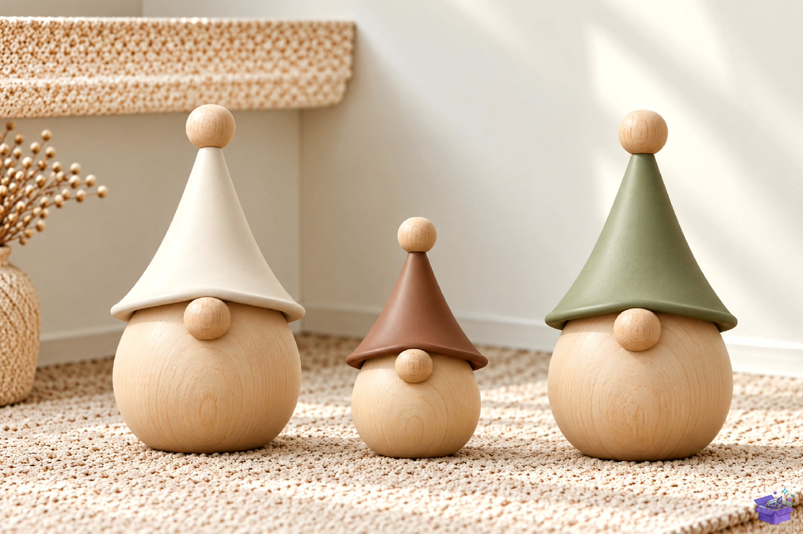 Minimalist Gnome Yılbaşı Decor STL - 3D Baskı ve Model Dosyası (STL, OBJ, 3MF) önizleme 4