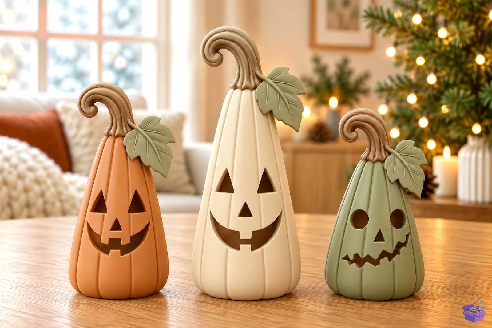 Cadılar Bayramı Pumpkin Decor STL - 3D Baskı ve Model Dosyası (STL, OBJ, 3MF) önizleme 3