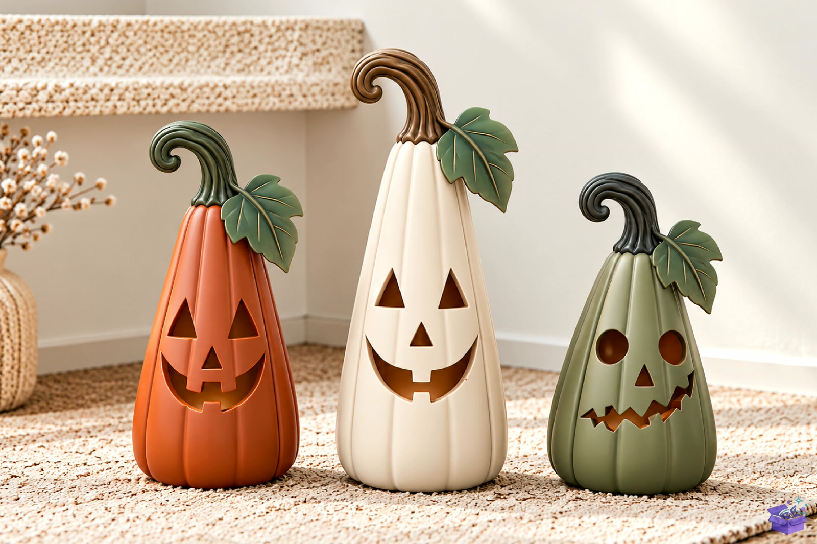 Cadılar Bayramı Pumpkin Decor STL - 3D Baskı ve Model Dosyası (STL, OBJ, 3MF) önizleme 4