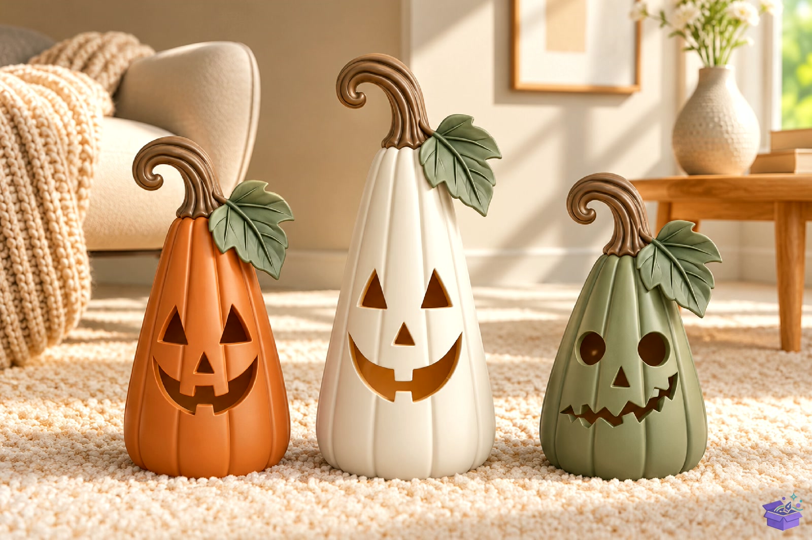 Cadılar Bayramı Pumpkin Decor STL - 3D Baskı ve Model Dosyası (STL, OBJ, 3MF) önizleme 5