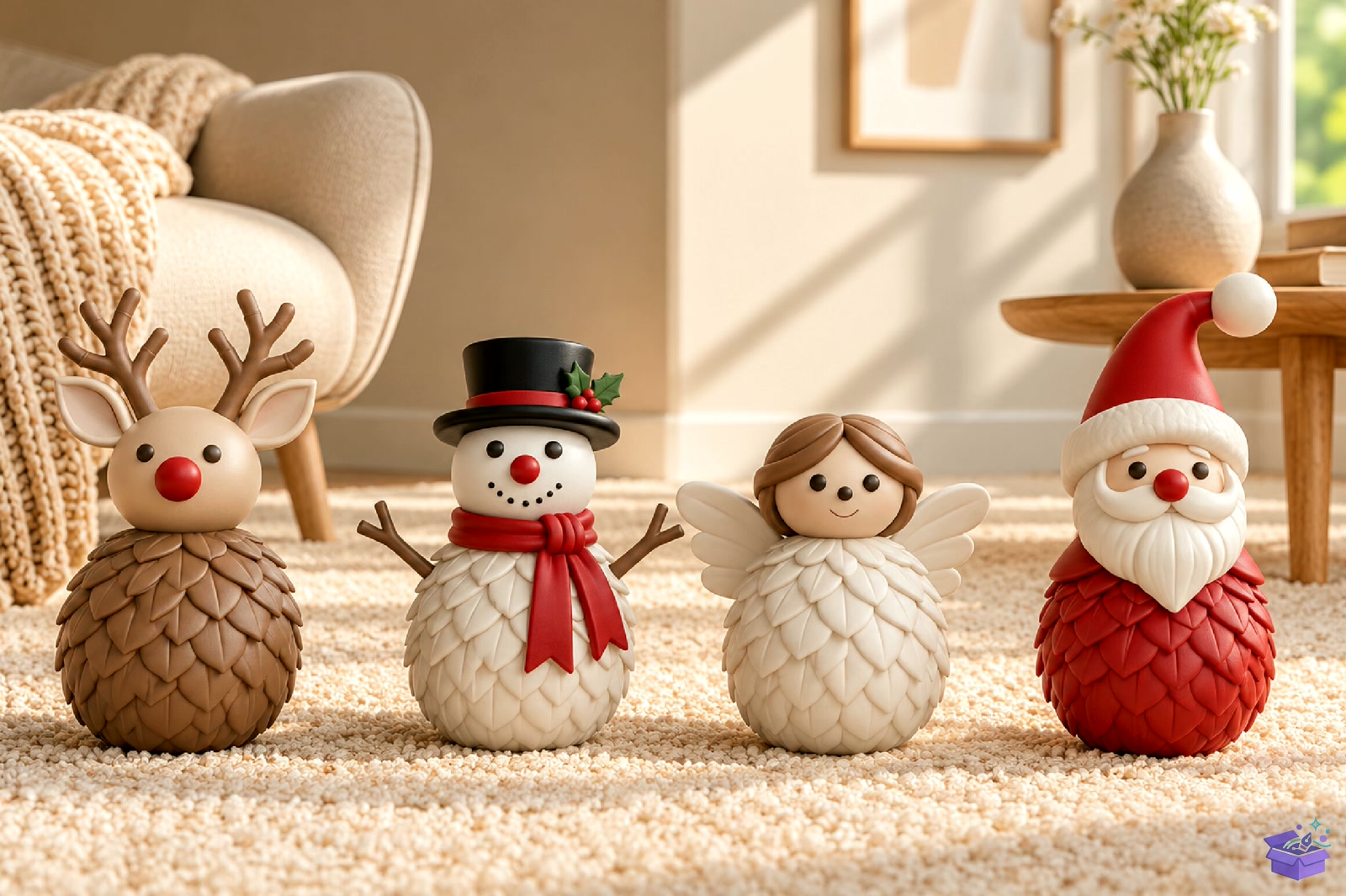 Yılbaşı Characters 3D Baskı STL - 3D Baskı ve Model Dosyası (STL, OBJ, 3MF) önizleme 5